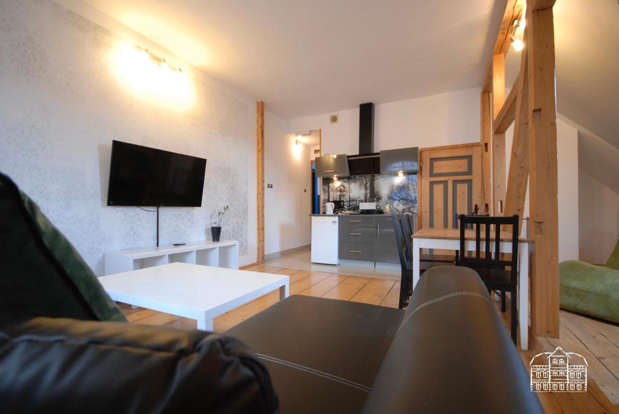 Ferienwohnung Franciszek Przy Parku Szwedzkim Bad Salzbrunn Exterior foto
